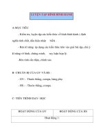 Giáo án Hình Học lớp 8: LUYỆN TẬP HÌNH BÌNH HÀNH ppsx