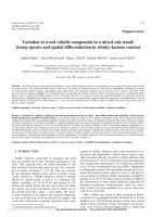 Báo cáo lâm nghiệp: 