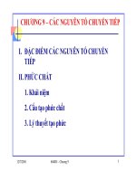 CÁC NGUYÊN TỐ CHUYỂN TIẾP ppsx