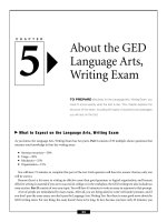 About the ged writing exam 10 ppt