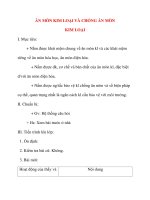 Giáo án Hóa Học lớp 12: ĂN MÒN KIM LOẠI VÀ CHỐNG ĂN MÒN KIM LOẠI docx