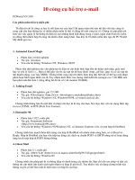 10 CÔNG CỤ HỔ TRỢ EMAIL potx