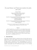 Báo cáo toán học: 