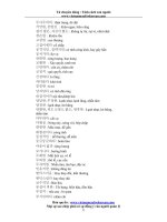 Từ vựng tiếng Hàn - Tính cách pdf