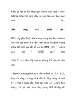 Điều gì xảy ra khi tăng quá nhiều hoặc quá ít cân? pot