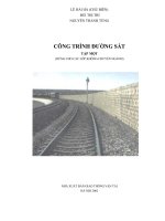 Công trình đường sắt tập 1 part 1 pdf