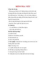 Giáo án Công dân lớp 9 : Tên bài dạy : KIỂM TRA: VIẾT ppt