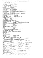 75 CÂU TRẮC NGHIỆM ANH VĂN ppsx