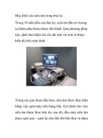 Mục đích của siêu âm trong thai kỳ pptx