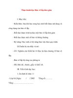 Giáo án Công Nghệ lớp 8: Thực hành đọc Bản vẽ lắp đơn giản doc