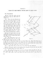 Bài tập hình học họa hình - Phần 1 Các thí dụ và đề bài tập - Chương 8 pdf
