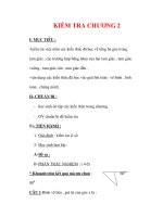 Giáo án môn Toán lớp 7 : Tên bài dạy : KIỂM TRA CHƯƠNG 2 doc