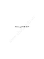 Bài giảng ĐỘNG LỰC TÀU THUỶ part 1 pot