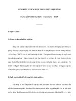 SÁNG KIẾN KINH NGHIỆM TRONG VIỆC NHẬP HỒ SƠ ĐĂNG KÝ DỰ THI ĐẠI HỌC – CAO ĐẲNG docx