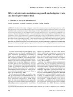 Báo cáo lâm nghiệp: 