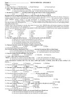 TEST 45 MINUTES – ENGLISH 12 pps