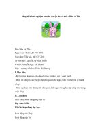 Sáng kiến kinh nghiệm môn kể truyện theo tranh – Rùa và Thỏ potx