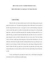 RÈN LUYỆN TƯ DUY VÀ HÌNH THÀNH KỸ NĂNG PHÂN TÍCH NHÂN VẬT KHI DẠY TÁC PHẨM TRUYỆN docx