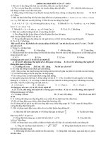 KIỂM TRA HKI MÔN: VẬT LÝ - ĐỀ 3 docx