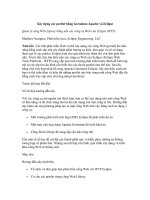 Xây dựng các portlet bằng Geronimo Apache và Eclipse potx