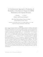 Báo cáo toán học: 