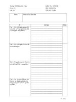 KIỂM TRA ĐỊNH KÌ Môn: Vật Lý potx