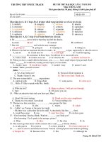 ĐỀ THI THỬ ĐẠI HỌC LẦN 2 NĂM 2011 Môn: TIẾNG ANH - Mã đề 450 ppsx