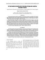 Báo cáo nông nghiệp: 