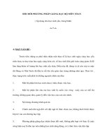 ĐỔI MỚI PHƯƠNG PHÁP GIẢNG DẠY BỘ MÔN TÓAN pot