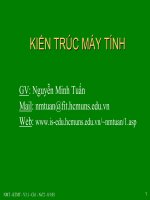 BÀI GIẢNG KIẾN TRÚC MÁY TÍNH_PHẦN 1 pot