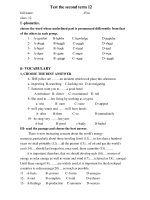 Test the second term 12 pptx