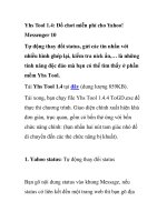 Yhs Tool 1.4: Đồ chơi miễn phí cho Yahoo! potx