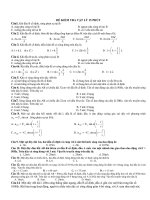 ĐỀ KIỂM TRA VẬT LÝ 15 PHÚT docx