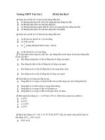 Đề thi thử lần 8 - Truờng THPT Tân Yên 1 doc