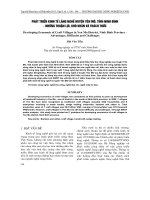 Báo cáo nông nghiệp: 