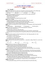 LUYỆN THI TỐT NGHIỆP CHƯƠNG VI : LƯỢNG TỬ ÁNH SÁNG pps