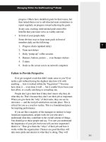 Coaching, Mentoring and Managing breakthrough strategies 2 PHẦN 8 ppsx