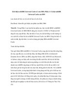 Giới thiệu solidDB Universal Cache 6.3 của IBM, Phần 2: Cài đặt solidDB Universal Cache của IBM ppsx