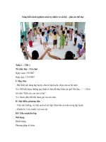 Sáng kiến kinh nghiệm môn tự nhiên và xã hội - giáo án thể dục pdf