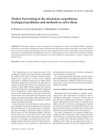 Báo cáo lâm nghiệp: 