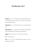 Tìm Hàm theo vần P docx