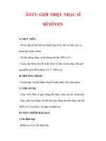 Giáo án Âm nhạc lớp 7 : Tên bài dạy : ÂNTT: GIỚI THIỆU NHẠC SĨ BÊTÔVEN ppsx