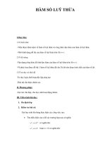 HÀM SỐ LUỸ THỪA pps