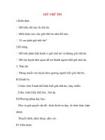 Giáo án Công Dân lớp 8: GIỮ CHỮ TÍN ppsx