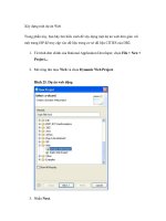 Xây dựng một dự án Web potx