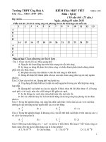 KIỂM TRA VẬT LÝ 1 TIẾT pdf