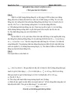 ĐỀ KIỂM TRA CHẤT LƯỢNG LẦN 1 potx