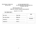 KỲ THI CHỌN ĐỘI TUYỂN DỰ THI CHỌN HỌC SINH GIỎI QUỐC GIA NĂM HỌC: 2010- 2011 MÔN THI: TIẾNG ANH pdf