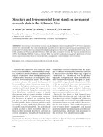 Báo cáo lâm nghiệp: 