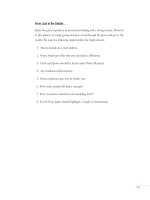 Insider GuideKiller Investment Banking Resumes 2nd phần 5 ppsx